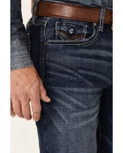 Cody James Core Men's Cayuse Med Stretch Slim Straight Jeans -Western Cowboy Clothing Store 2000338752 400 P3