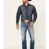 Cody James Core Men's Great Plains Dark Rigid Slim Straight Jeans -Western Cowboy Clothing Store 2000338753 400 P1