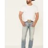 Moonshine Spirit Men's Wild West Light Wash Stretch Stackable Straight Jeans -Western Cowboy Clothing Store 2000338828 400 P1