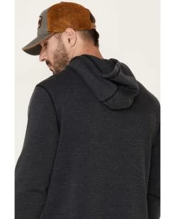 Flag & Anthem Men's Charcoal Colerain Burnout Fleece Hooded Sweatshirt -Western Cowboy Clothing Store 2000339256 022 P5