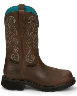 Justin Women's Tasha Waterproof Western Work Boots - Steel Toe -Western Cowboy Clothing Store 2000340881 200 P2