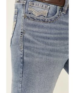 Cody James Men's Mustang Light Wash Stretch Slim Straight Jeans -Western Cowboy Clothing Store 2000341540 400 P3