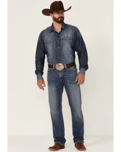 Ariat Men's M2 Wyland Medium Wash Stretch Relaxed Bootcut Jeans