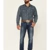 Wrangler 20X Men's Shore Medium Wash Stretch Slim Straight Jeans - Long -Western Cowboy Clothing Store 2000342095 400 P1