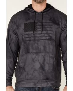 Hooey Men's Tie-Dye Liberty Roper Flag Graphic Hooded Sweatshirt 8 Hooey Men's Tie-Dye Liberty Roper Flag Graphic Hooded Sweatshirt -Western Cowboy Clothing Store 2000342389 001 P3