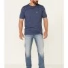 Moonshine Spirit Men's Grant Medium Wash Stretch Slim Straight Jeans -Western Cowboy Clothing Store 2000342634 400 P1