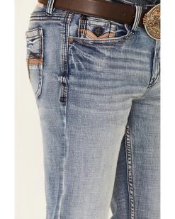 Cody James Core Men's Holt Medium Wash Stretch Slim Bootcut Jeans -Western Cowboy Clothing Store 2000342635 400 P4