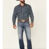 Cody James Men's Bullock Dark Wash Stretch Slim Straight Jeans -Western Cowboy Clothing Store 2000342920 400 P1