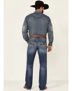 Cody James Men's Bullock Dark Wash Stretch Slim Straight Jeans -Western Cowboy Clothing Store 2000342920 400 P4