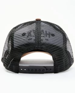 Hawx Men's Dark Brown Logo Graphic Mesh-Back Ball Cap -Western Cowboy Clothing Store 2000342950 201 P3