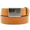 Hawx Men's Tan American Flag Plaque Belt 2 Hawx Men's Tan American Flag Plaque Belt -Western Cowboy Clothing Store 2000343960 200 P1