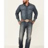 Rock & Roll Denim Men's Double Barrel Dark Vintage Wash Stretch Relaxed Straight Jeans 1 Rock & Roll Denim Men's Double Barrel Dark Vintage Wash Stretch Relaxed Straight Jeans -Western Cowboy Clothing Store 2000345007 400 P1