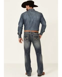 Rock & Roll Denim Men's Revolver Medium Vintage Stretch Slim Straight Jeans 8 Rock & Roll Denim Men's Revolver Medium Vintage Stretch Slim Straight Jeans -Western Cowboy Clothing Store 2000345009 400 P3