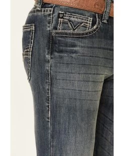 Rock & Roll Denim Men's Revolver Medium Vintage Stretch Slim Straight Jeans 9 Rock & Roll Denim Men's Revolver Medium Vintage Stretch Slim Straight Jeans -Western Cowboy Clothing Store 2000345009 400 P4