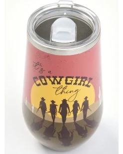 New Creations Women's 16oz Stemless Wine Tumbler -Western Cowboy Clothing Store 2000346396 900 P2