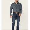 Wrangler Retro Men's Coast Dark Wash Stretch Slim Bootcut Jeans -Western Cowboy Clothing Store 2000346853 400 P1