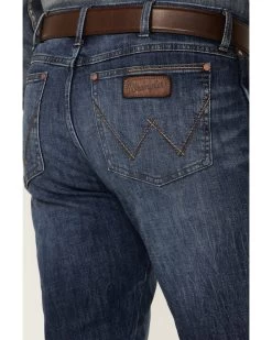 Wrangler Retro Men's Coast Dark Wash Stretch Slim Bootcut Jeans 9 Wrangler Retro Men's Coast Dark Wash Stretch Slim Bootcut Jeans -Western Cowboy Clothing Store 2000346853 400 P4