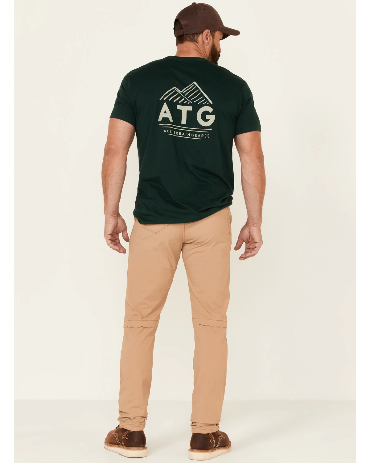 Wrangler ATG Men's All-Terrain Tiger Brown Convertible Trail Jogger Pants 4 Wrangler ATG Men's All-Terrain Tiger Brown Convertible Trail Jogger Pants - Image 2