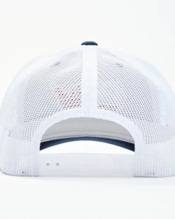 Oil Field Hats Men's Navy American Flag US Patch Mesh-Back Ball Cap -Western Cowboy Clothing Store 2000350291 410 P3