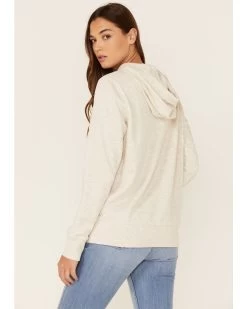 Wrangler Women's Multi Stacked Logo Shirttail Pullover Hoodie -Western Cowboy Clothing Store 2000350345 104 P3