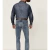 Rock & Roll Denim Men's Hooey Light Vintage Wash Revolver Stretch Slim Straight Jeans -Western Cowboy Clothing Store 2000351106 400 P1