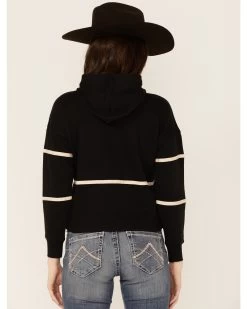 Shyanne Life Women's Cropped Embroidered Hoodie - Black -Western Cowboy Clothing Store 2000351314 001 P3