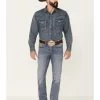 Cody James Core Men's Wild Ride Light Wash Performance Stretch Slim Straight Jeans -Western Cowboy Clothing Store 2000351818 400 P1