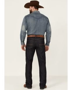Cody James Men's Heeler Dark Wash Stretch Stackable Straight Leg Jeans -Western Cowboy Clothing Store 2000351839 400 P3