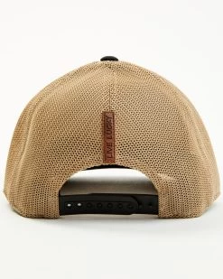 Black Clover Men's Leatherman Circle Logo Mesh Back Trucker Cap -Western Cowboy Clothing Store 2000352068 001 P3