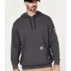 Carhartt Men's FR Force Midweight Sleeve Logo Hooded Work Sweatshirt -Western Cowboy Clothing Store 2000353061 001 P1