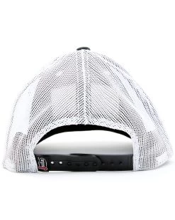 Justin Men's Black Thin Line Embroidered Flag Mesh-Back Ball Cap -Western Cowboy Clothing Store 2000353915 001 P3