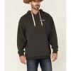 Stetson Men's Gray Vintage Logo Back Graphic Hooded Sweatshirt -Western Cowboy Clothing Store 2000354142 020 P1