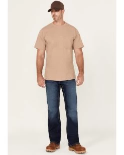 Ariat Men's FR M4 Stillwell Dark Wash Durastretch Relaxed Bootcut Work Jeans