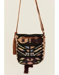 Prime Time Jewelry Women's Southwestern Pattern Canvas Bucket Bag -Western Cowboy Clothing Store 2000357081 280 P3