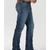 Wrangler 20X Men's No.42 Vintage Dark Wash Stretch Slim Brumsley Bootcut Jeans -Western Cowboy Clothing Store 2000358075 400 P1
