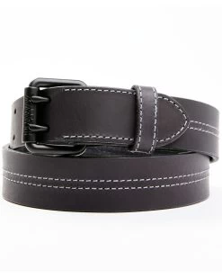 Hawx Men's Leather Double Prong Belt