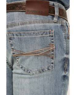 RANK 45 Men's Desert Ranch Performance Stretch Slim Bootcut Jeans 9 RANK 45 Men's Desert Ranch Performance Stretch Slim Bootcut Jeans -Western Cowboy Clothing Store 2000359242 414 P4