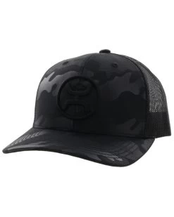 Hooey Kids' O Classic Embroidered Logo Camo Print Mesh Back Trucker Cap