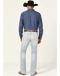 Cinch Men's Ian Light Stonewash Performance Stretch Slim Bootcut Jeans 8 Cinch Men's Ian Light Stonewash Performance Stretch Slim Bootcut Jeans -Western Cowboy Clothing Store 2000362747 402 P3