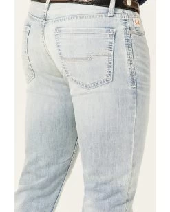 Cinch Men's Ian Light Stonewash Performance Stretch Slim Bootcut Jeans 9 Cinch Men's Ian Light Stonewash Performance Stretch Slim Bootcut Jeans -Western Cowboy Clothing Store 2000362747 402 P4