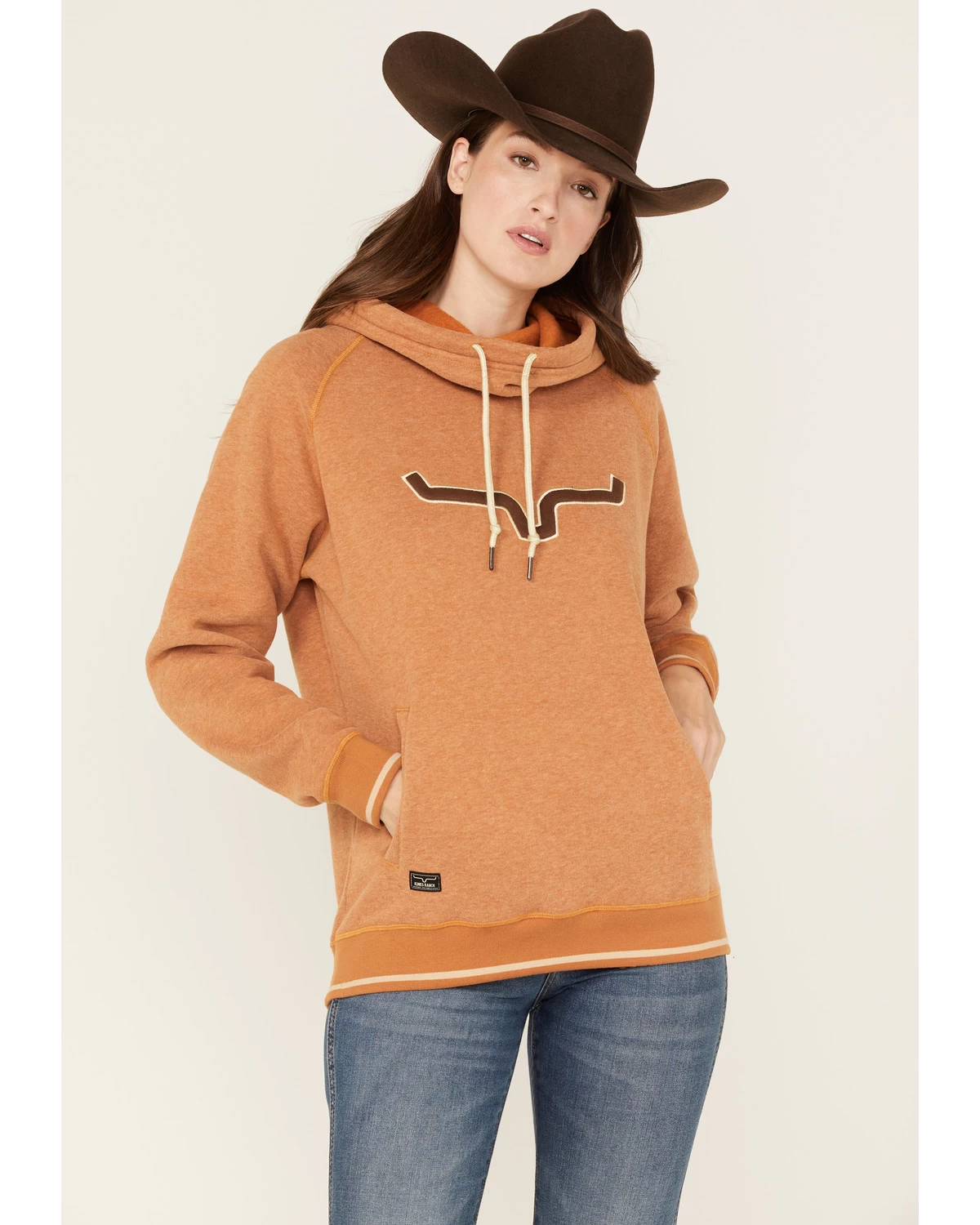 Kimes Ranch Women's Two Scoops Logo Pullover Fleece Hoodie 3 Kimes Ranch Women's Two Scoops Logo Pullover Fleece Hoodie