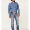 Cody James Men's Dice House Medium Wash Stretch Stackable Straight Jeans -Western Cowboy Clothing Store 2000364920 414 P1