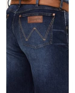 Wrangler Retro Men's Arvada Dark Wash Stretch Relaxed Bootcut Jeans 9 Wrangler Retro Men's Arvada Dark Wash Stretch Relaxed Bootcut Jeans -Western Cowboy Clothing Store 2000365065 416 P4