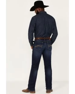 Wrangler 20X Men's Dawn Dark Wash Stretch Slim Straight Jeans -Western Cowboy Clothing Store 2000365075 416 P3