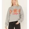 Wrangler Retro Women's Southwestern Print Cropped Hoodie -Western Cowboy Clothing Store 2000365325 070 P1