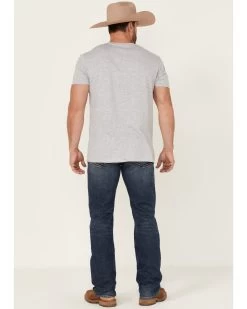 Moonshine Spirit Men's Corral Dust Medium Dark Wash Stretch Slim Straight Jeans 8 Moonshine Spirit Men's Corral Dust Medium Dark Wash Stretch Slim Straight Jeans -Western Cowboy Clothing Store 2000365378 415 P3