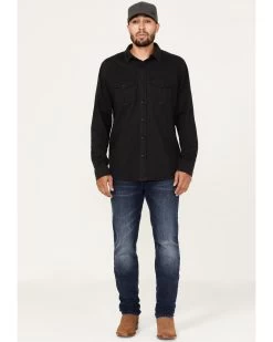 Brothers & Sons Men's Highline Trail Medium Dark Wash Stretch Slim Straight Jeans