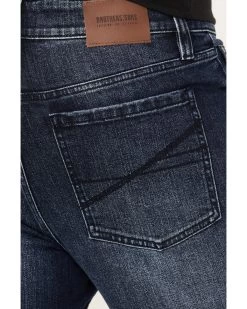 Brothers & Sons Men's Highline Trail Medium Dark Wash Stretch Slim Straight Jeans 8 Brothers & Sons Men's Highline Trail Medium Dark Wash Stretch Slim Straight Jeans -Western Cowboy Clothing Store 2000365555 415 P3