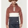 Wanakome Men's Rivera Colorblock Hooded Pullover Sweatshirt 2 Wanakome Men's Rivera Colorblock Hooded Pullover Sweatshirt -Western Cowboy Clothing Store 2000366255 942 P1