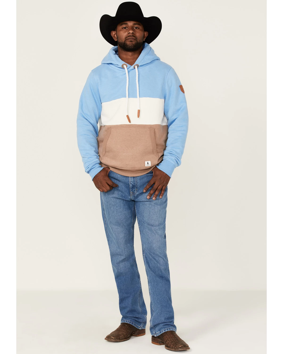 Wanakome Men's Rivera Colorblock Pullover Hooded Sweatshirt 4 Wanakome Men's Rivera Colorblock Pullover Hooded Sweatshirt - Image 2